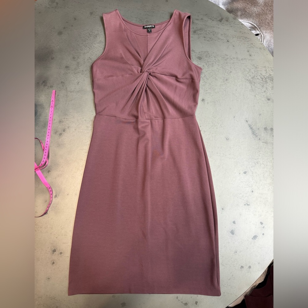 Express purple knit dress